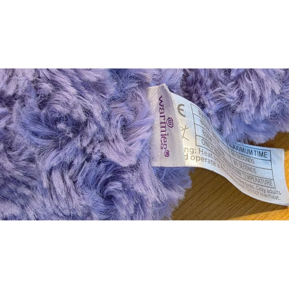 Warmies Lavender Teddy Bear Microwavable Weighted Plush French Lavender 13